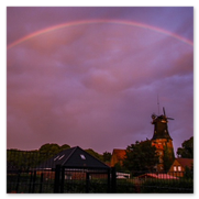 Regenbogen am Abend